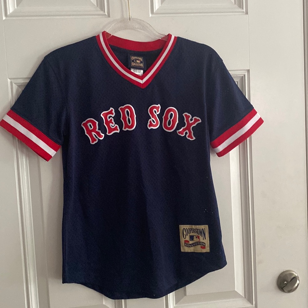 Youth Med (10/12) Red Sox Jersey